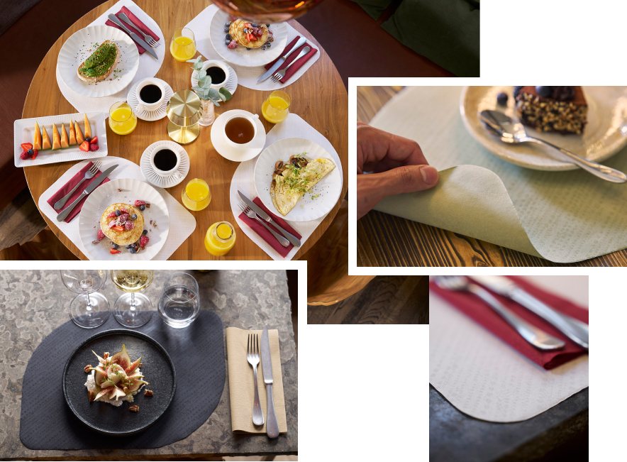 Stucco placemats